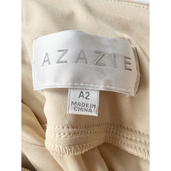NWT Azazie Kalea Bridesmaid Dress in Champagne Size A2/XS - Picture 4 of 8